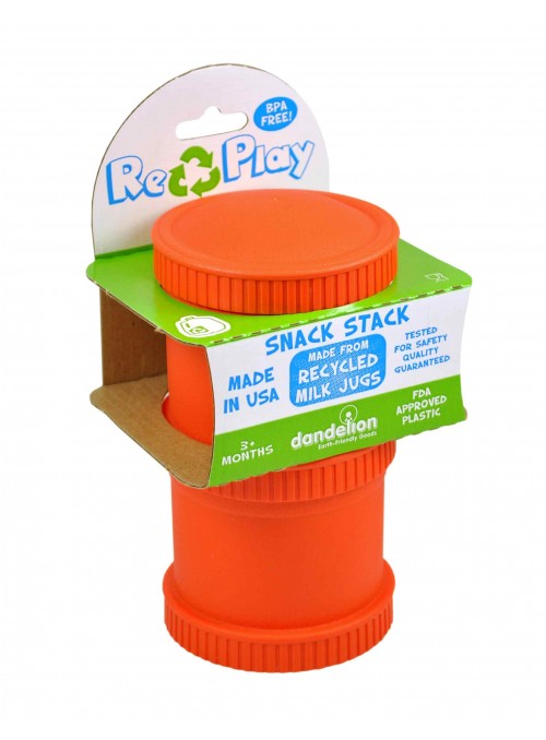 (2pk) BPA-Free Snack Stack for Babies & Kids - Red