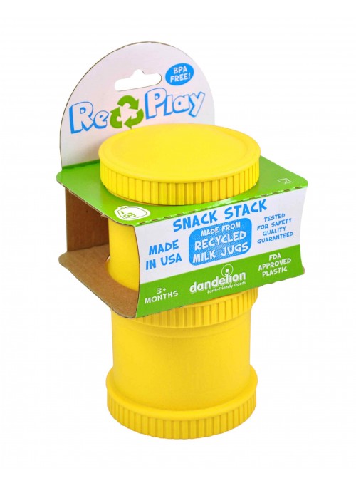(2pk) BPA-Free Snack Stack for Babies & Kids - Yellow