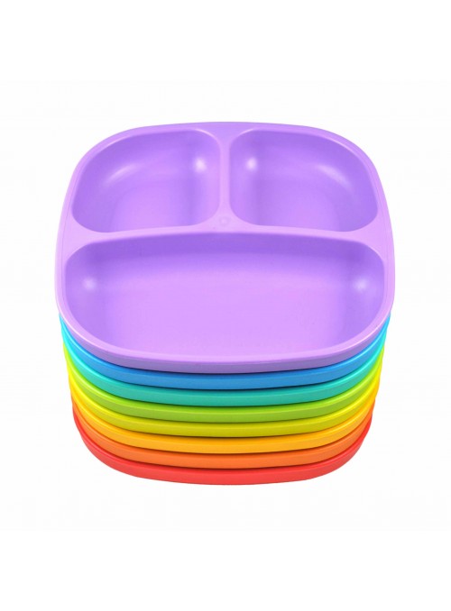 BPA-Free Divided Plate for Babies & Kids - Choice of Colours
