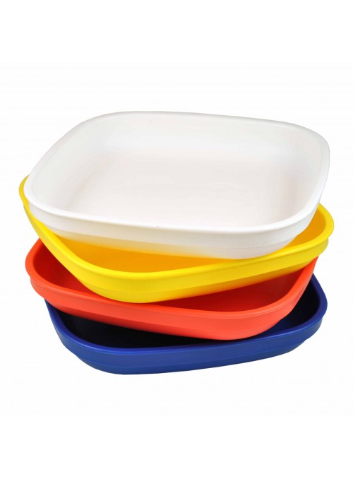 BPA-Free Flat Plate for Babies & Kids - Choice of Colours