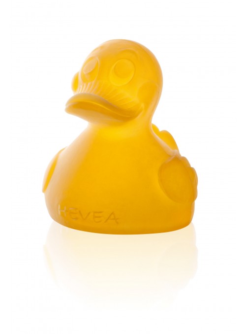 Handpainted Duck Bath Toy - Natural Rubber (Alfie)