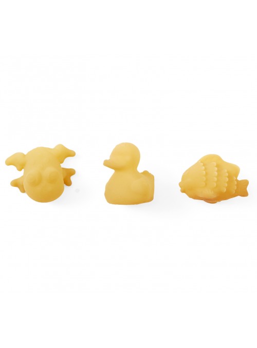 Tactile Bath Toys - Natural Rubber Pond Animals (Alfie, Fred & Polly)